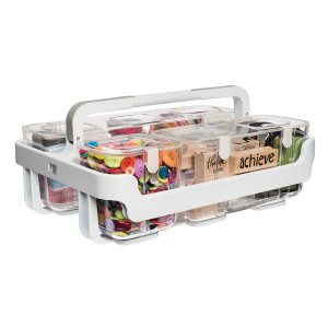 Deflecto DEF 29003 Stackable Caddy Organizer - 6.4 Height X 14 Width X