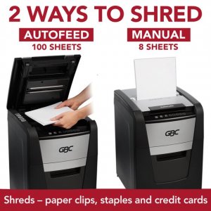 Acco GBC WSM1757602 Shredder,autofeed 100x,bk