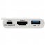 Tripp 4Q2585 Usb C To Hdmi Multiport Video Adapter Converter 1080p W- 