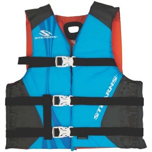 Stearns 2000036885 Youth Antimicrobial Nylon Vest Life Jacket - 50-90l