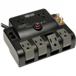 Tripp  , Surge Protector, 6 Outlet, 6ft Cord, 1440 Joules, 1-line Rj11