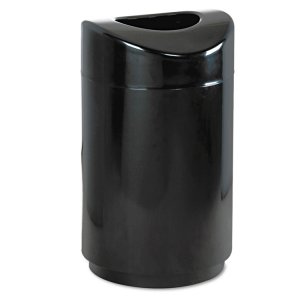 Rubbermaid RCP R2030SSPL Commercial Eclipse Open Top Metal Receptacle 