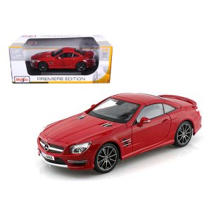 Maisto 36199bl 2012 Mercedes Sl 63 Amg Blue 118 Diecast Car Model By