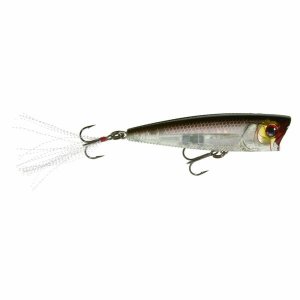 Yozuri R1101 PSBL Yo-zuri 3db Popper Prism Silver Black 3in Topwater L