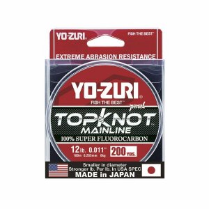 Yozuri TK ML 12LB NCL 200YD Yo-zuri Topknot Fluorocarbon Mainline 200y