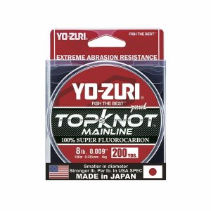 Yozuri TK ML 8LB NCL 200YD Yo-zuri Topknot Fluorocarbon Mainline 200yd