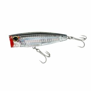 Yozuri R1411-C4 Yo-zuri 3d Inshore Popper 90mm 3.5in Silver Black