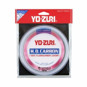 Yozuri HD 40LB DP 100 SPL Yo-zuri Hd Disappearing Pink Fluorocarbon Le