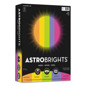 Neenah WAU 21289 Astrobrights Inkjet, Laser Colored Paper - Cosmic Ora