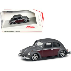 Schuco 452026900 Volkswagen Beetle Lowrider Matt Gray Metallic With Bu