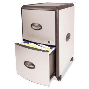 Storex STX 61351U01C Metal-clad Mobile Filing Cabinet - 19 X 15 X 23 F