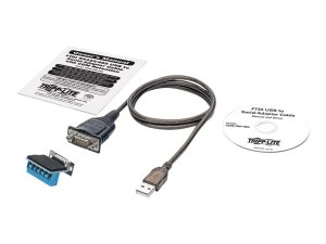 Tripp U20930NIND Rs422 Rs485 Usb Serial Cable Adapter W Com Retention 