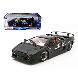 Maisto 31844bk Lamborghini Diablo Sv Black 118 Diecast Model Car By