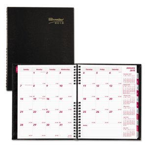 Rediform CB1262C-BLK Book,appt,mth,8-12x11