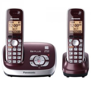 Panasonic KX-TG6572R Dect 6.0+- Dual Handset- Itad- Red