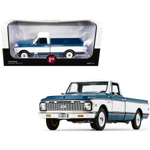 First 40-0430 1971 Chevrolet C-10 Custom Deluxe Pickup Truck Medium Bl