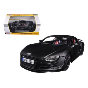 Maisto 31395-36190bk Audi R8 Gt Matt Black 118 Diecast Model Car By  3