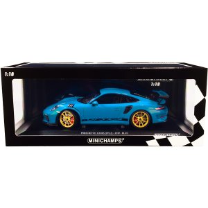 Minichamps 155068222 2019 Porsche 911 Gt3rs (991.2) Blue With Golden M