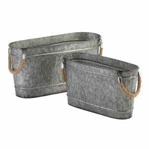 Summerfield 10018860 Galvanized Bucket Duo