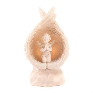 Wings 15058 Light-up Praying Angel Figurine