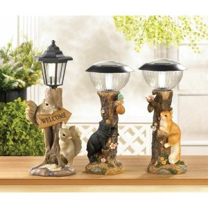 Summerfield 10018808 Friendly Squirrels Solar Lamp