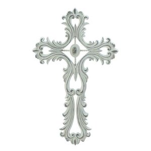 Wings 10018693 Scalloped White Cross