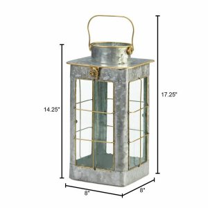 Gallery 10018813 Small Farmhouse Galvanized Lantern