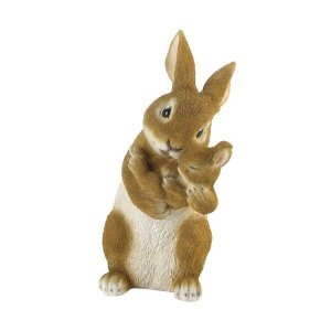 Summerfield 10018807 Bonding Time Mom  Baby Rabbit Figurine