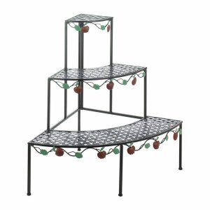 Summerfield 10018912 Country Apple 3 Tier Plant Stand