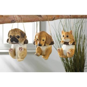 Summerfield 10018800 Swinging Pug Decor