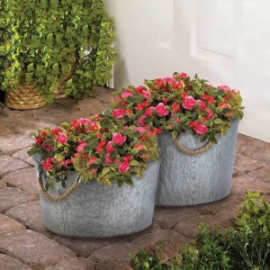 Summerfield 10018861 Galvanized Textured Buckets