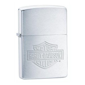 Zippo 200HD H199 H-D Harley-davidson Logo Brushed Chrome