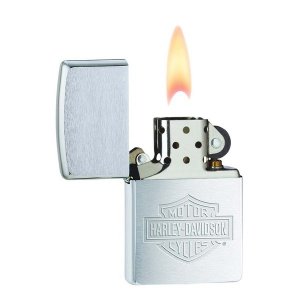 Zippo 200HD H199 H-D Harley-davidson Logo Brushed Chrome