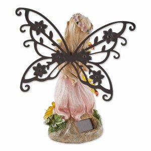 Summerfield 10016221 Garden Blooms Fairy Solar Statue