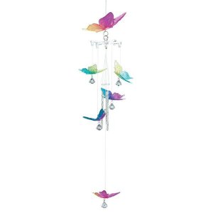 Summerfield 12507 Rainbow Butterfly Windchime