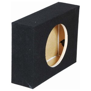 Qpower BQSHALLOW12SINGLE Single 12-inch Shallow Mount Subwoofer Enclos