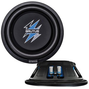 Hifonics BXS10D4 10 Brutus Series Shallow Subwoofer 400w Max 4 Ohm Dvc