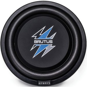 Hifonics BXS10D4 10 Brutus Series Shallow Subwoofer 400w Max 4 Ohm Dvc