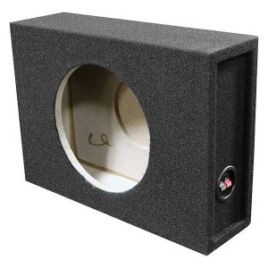 Qpower BQSHALLOW10SINGLE Shallow Mount Subwoofer Enclosure - Single 10