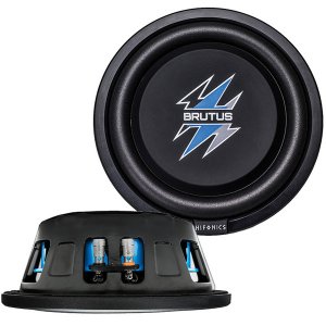 Hifonics BXS8D4 8 Brutus Series Shallow Subwoofer  400w Max 4 Ohm Dvc