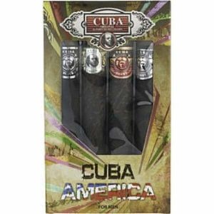 Cuba 133138 4 Piece Variety With  Black, Brown, Green,  Grey  All Are 