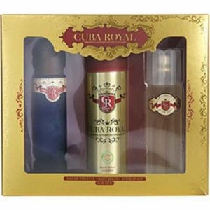 Cuba 283952 Edt Spray 3.4 Oz  Aftershave 3.4 Oz  Deodorant Spray 6.6 O