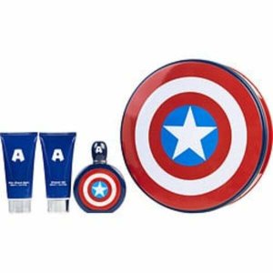 Marvel 294710 Edt Spray 3.4 Oz  Aftershave Balm 3.4 Oz  Shower Gel 3.4