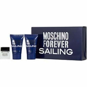 Moschino 267409 Men's Gift Set: Edt Mini, Balm  Shower Gel