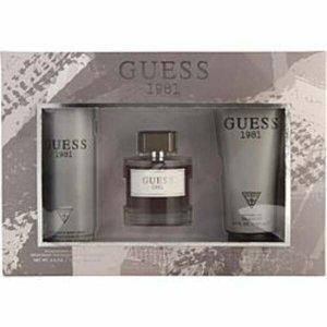 Guess 341923 Edt Spray 3.4 Oz  Shower Gel 6.7 Oz  Body Spray 6 Oz For 