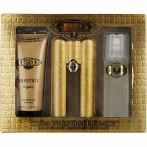 Cuba 399841 Edt Spray 3 Oz  Aftershave Spray 3.3 Oz  Shower Gel 6.7 Oz