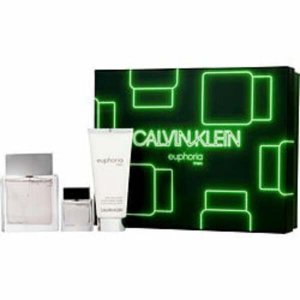 Calvin 378633 Edt Spray 3.4 Oz  Aftershave Balm 3.4 Oz  Edt Spray 0.5 