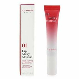 Clarins 395979 Milky Mousse Lips -  01 Milky Strawberry  --10ml0.3oz F