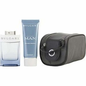 Bvlgari 406636 Eau De Parfum Spray 3.4 Oz  Aftershave Balm 3.4 Oz  Pou