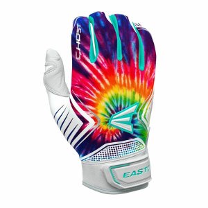 Easton 8075015 Ghost Fastpitch Batting Gloves Tie Dye Xl